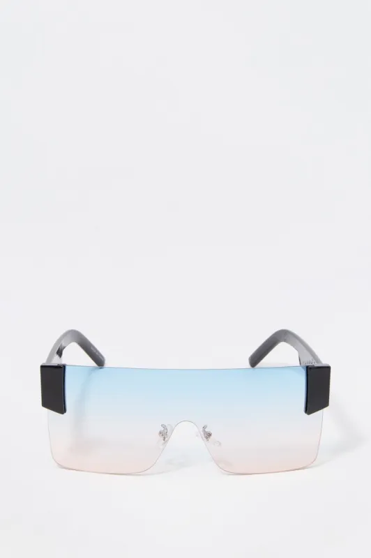 Rimless Shield Sunglasses sold by Urban Planet