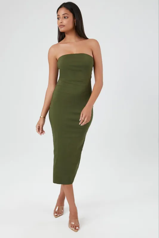 Robe tubulaire midi moulante sold by Urban Planet