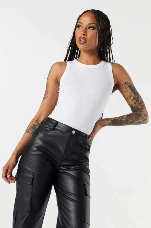 Seamless Ribbed Crewneck Bodysuit sold by Urban Planet