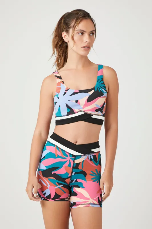 Short de cycliste Active avec motif abstrait contrastant sold by Urban Planet