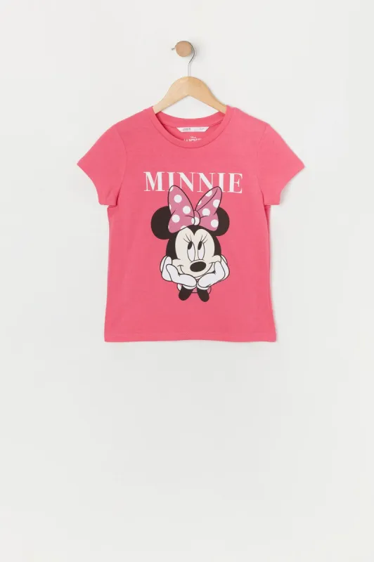 Girls Minnie Graphic T-Shirt sold by Urban Planet