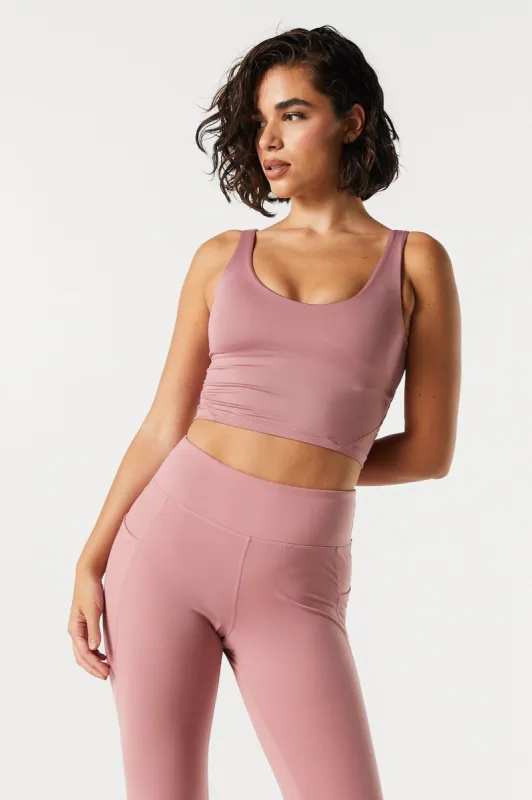 Scoop Neck Padded Active Tank sold by Urban Planet