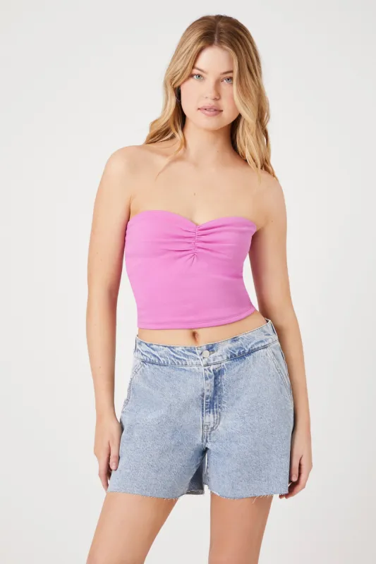 Short en denim avec ourlet brut sold by Urban Planet