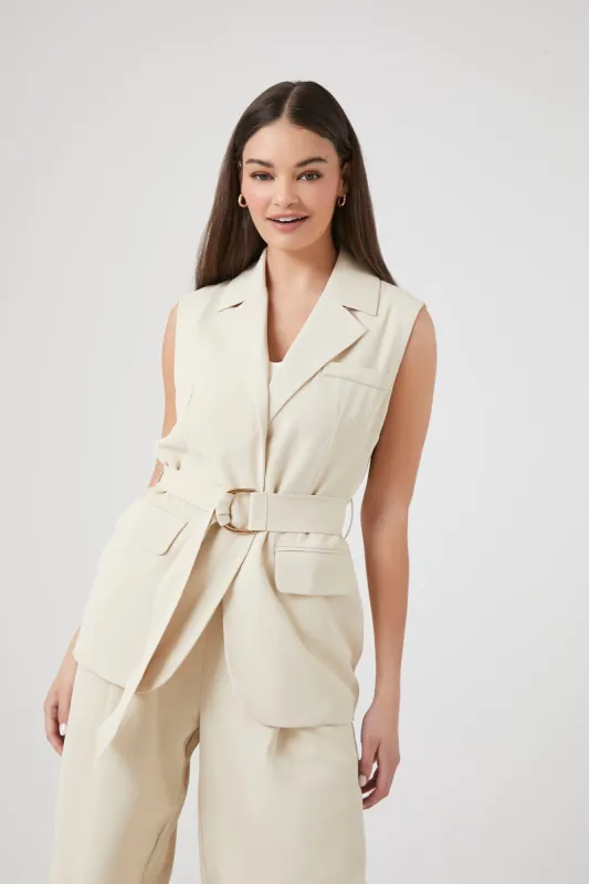 Veste longue avec ceinture sold by Urban Planet