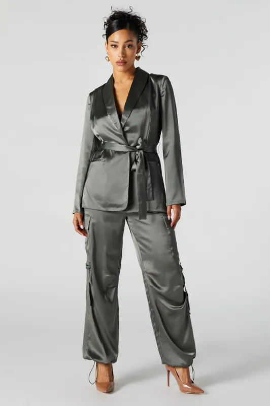 Satin Cargo Jogger sold by Urban Planet