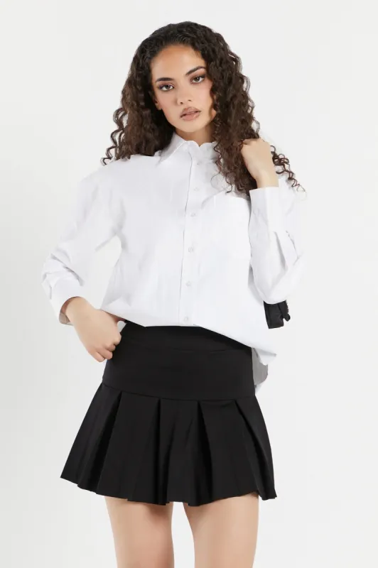 Flare Pleated Skort sold by Urban Planet