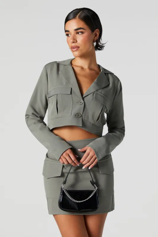 Cropped Blazer sold by Urban Planet