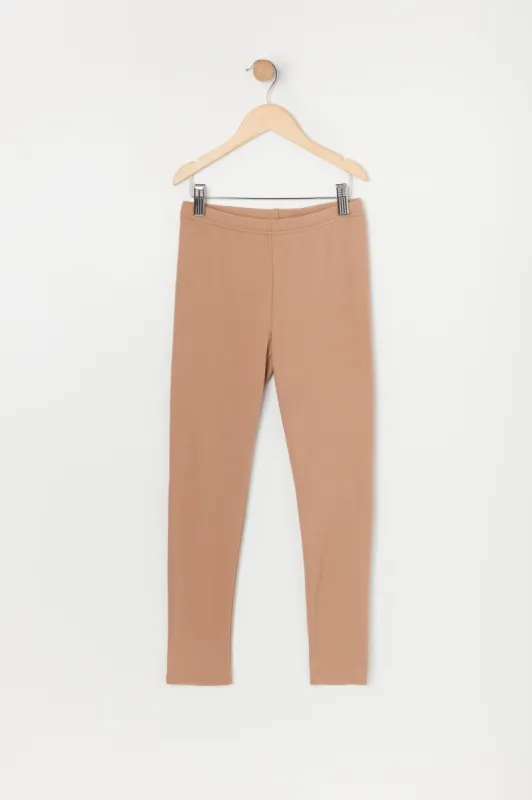 Legging en molleton uni pour fille sold by Urban Planet