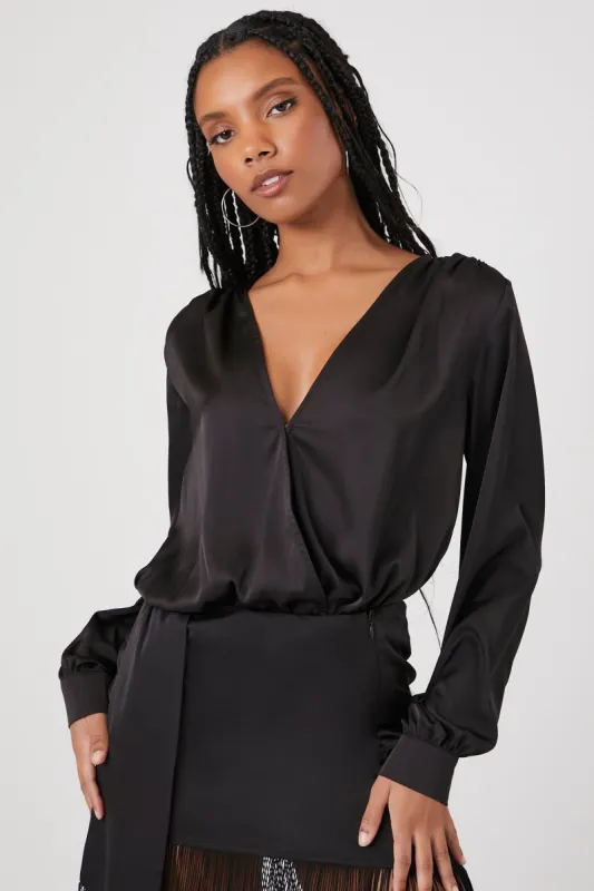 Maillot à surplis en satin sold by Urban Planet