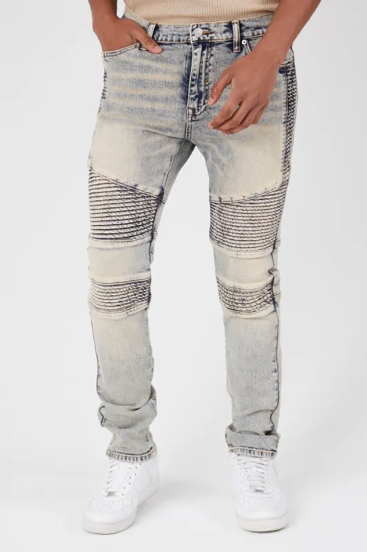 Jean de style moto ajusté sold by Urban Planet