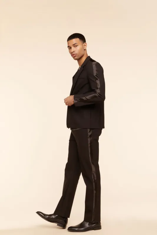 Pantalon à jambe droite avec rayures latérales sold by Urban Planet