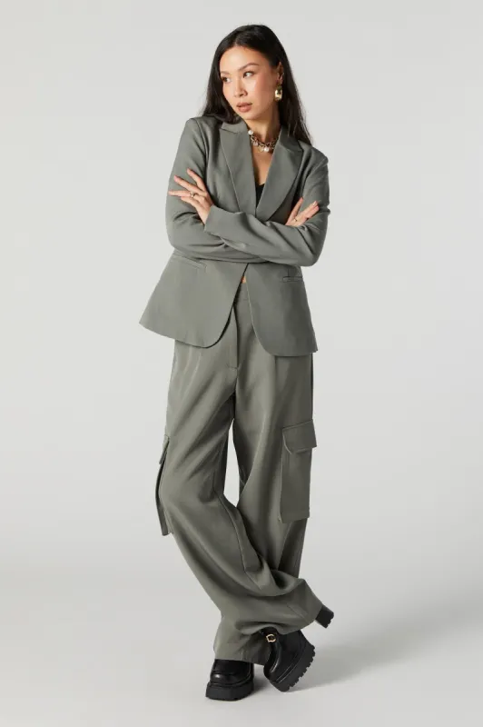 Pantalon cargo habillé à jambe large sold by Urban Planet