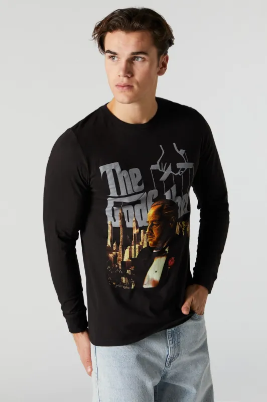 The Godfather Graphic Long Sleeve Top sold by Urban Planet