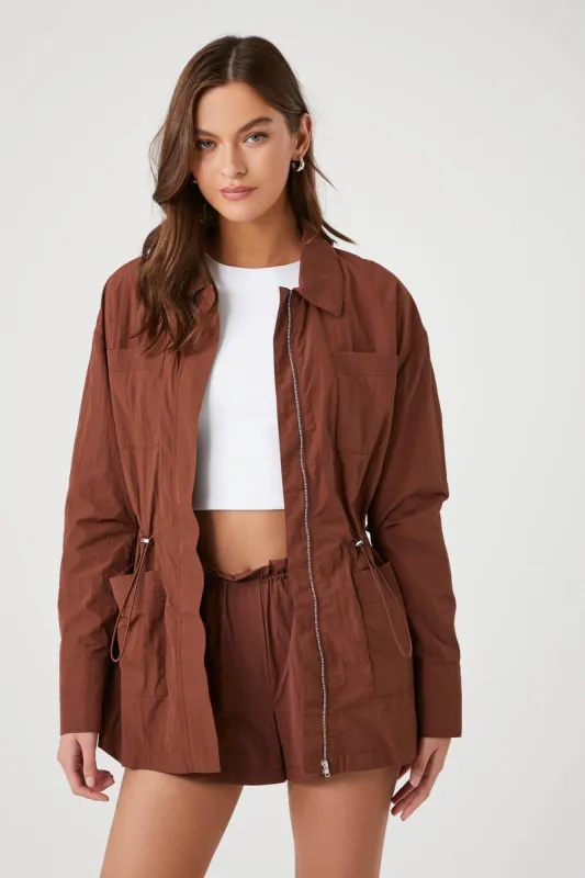 Blouson utilitaire à taille coulissante sold by Urban Planet