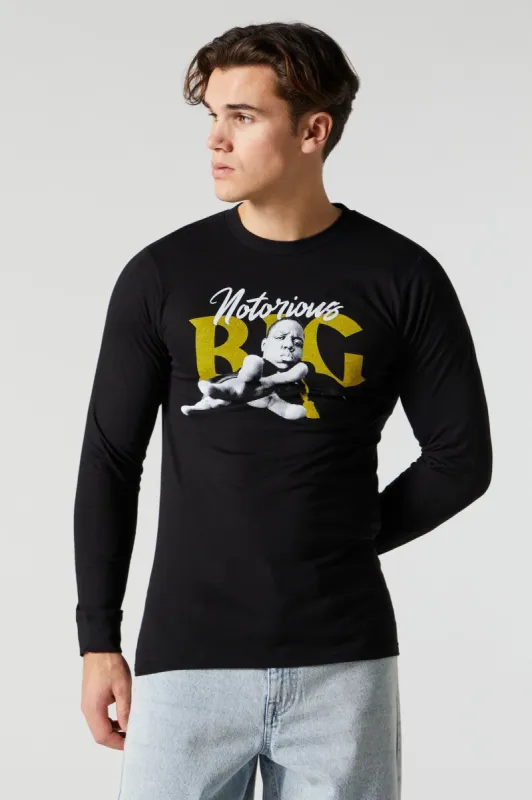 Notorious BIG Graphic Long Sleeve Top sold by Urban Planet