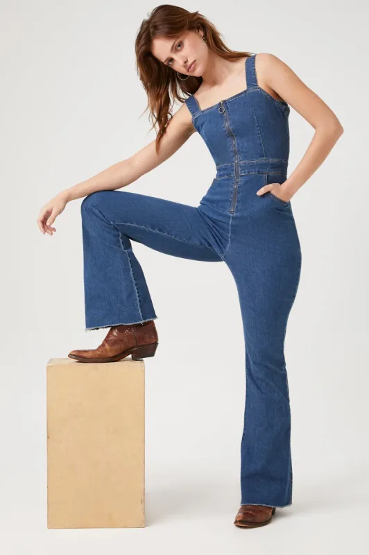 Justaucorps en denim avec fermeture à glissière sold by Urban Planet