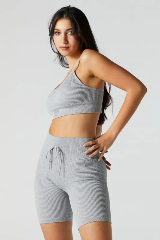 Short de cycliste Sommer Ray côtelé sans couture sold by Urban Planet
