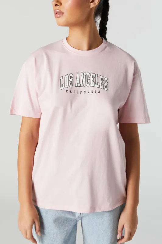 Los Angeles Graphic Boyfriend T-Shirt sold by Urban Planet