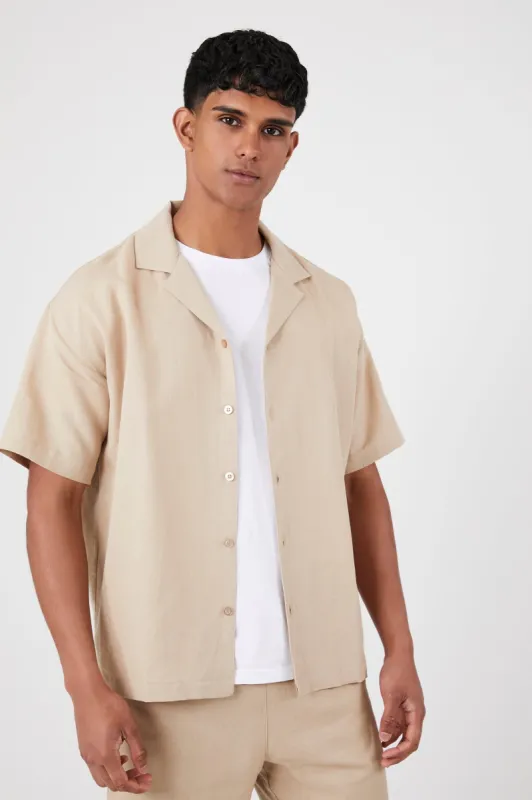 Cotton-Blend Button-Up Top sold by Urban Planet