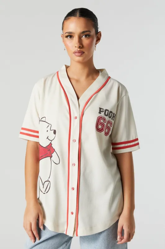 Pooh and Piglet Graphic Baseball Jersey sold by Urban Planet