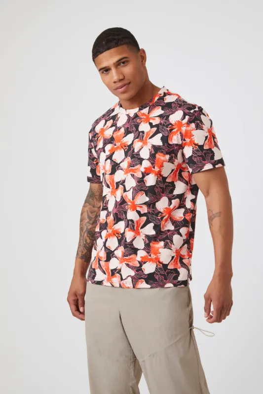 Floral Print T-Shirt sold by Urban Planet