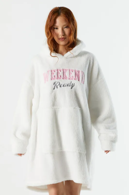 Haut surdimensionné avec motif Weekend sold by Urban Planet