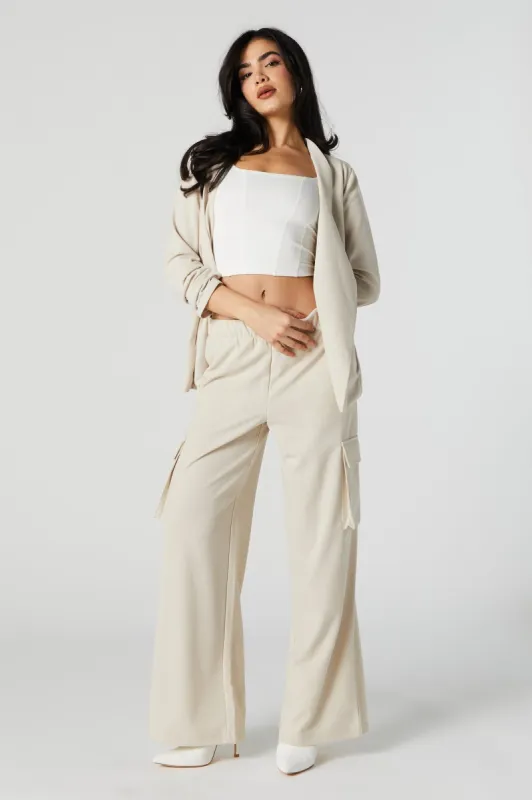 Pantalon cargo en crêpe sold by Urban Planet