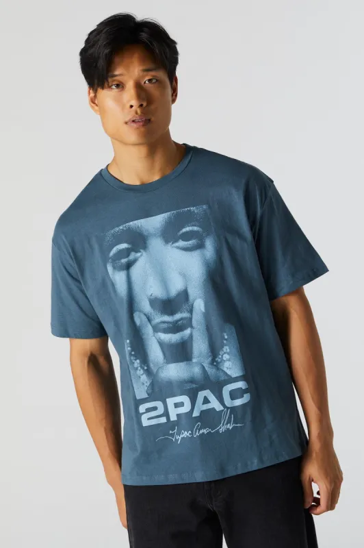 T-shirt à imprimé 2Pac sold by Urban Planet