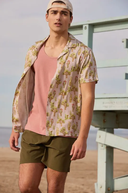 Haut boutonné à imprimé Cactus sold by Urban Planet