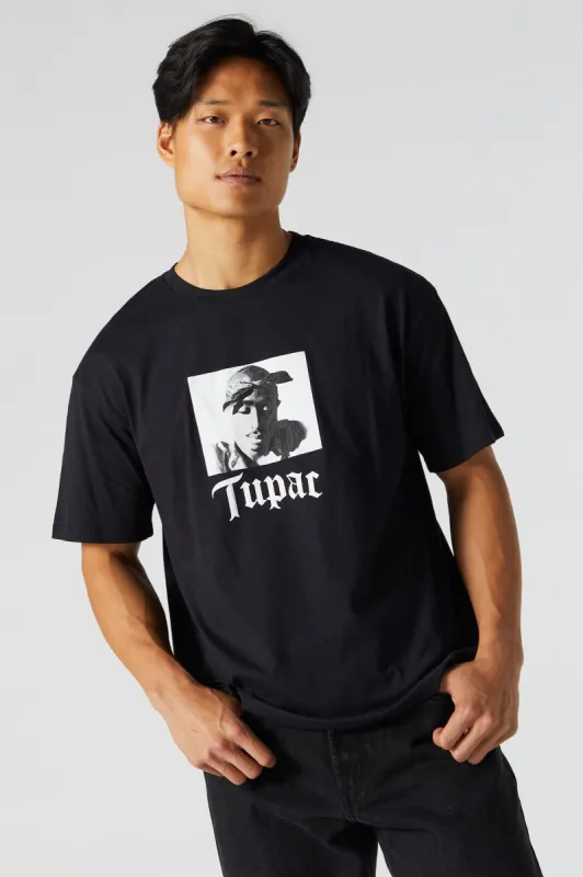 T-shirt à imprimé Tupac sold by Urban Planet