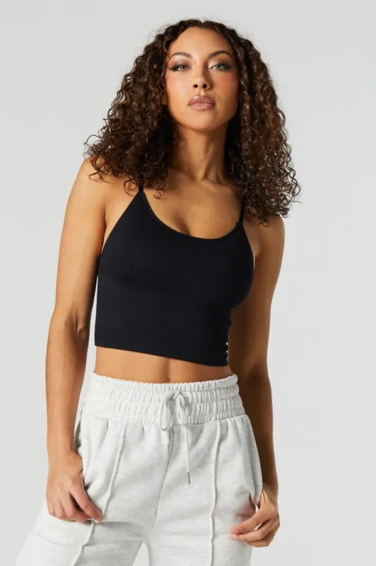 Seamless Ribbed Scoop Neck Tank sold by Urban Planet