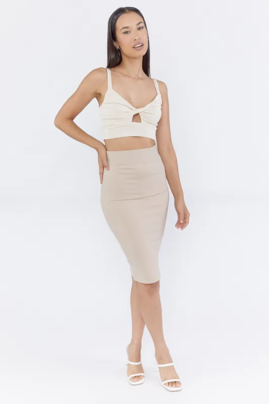 High-Rise Midi Skirt sold by Urban Planet