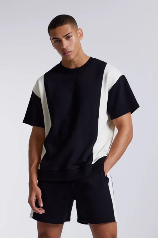 Haut à manches courtes à enfiler avec blocs de couleurs sold by Urban Planet