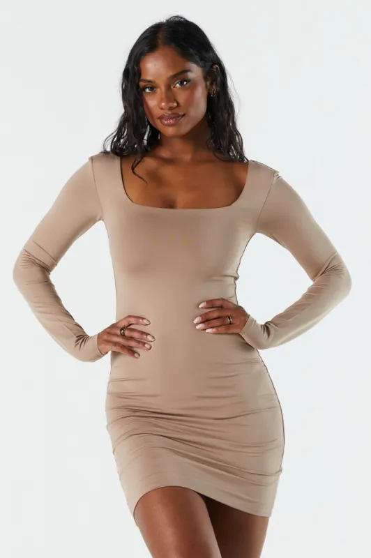 Contour Long Sleeve Bodycon Mini Dress sold by Urban Planet
