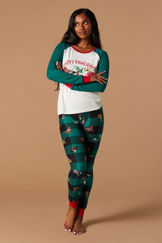 Ensemble pyjama Pyjamas de famille à imprimé Animaux de Noël sold by Urban Planet