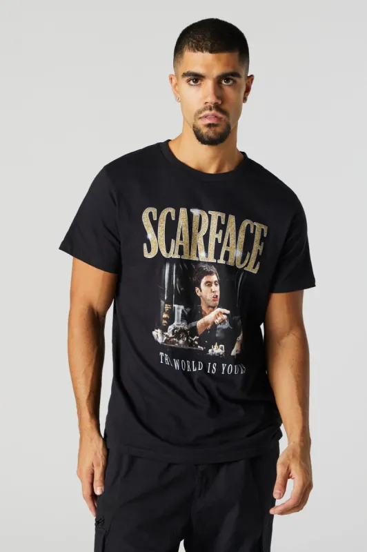 T-shirt à imprimé Scarface sold by Urban Planet
