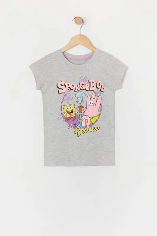 Girls SpongeBob Bird Graphic T-Shirt sold by Urban Planet
