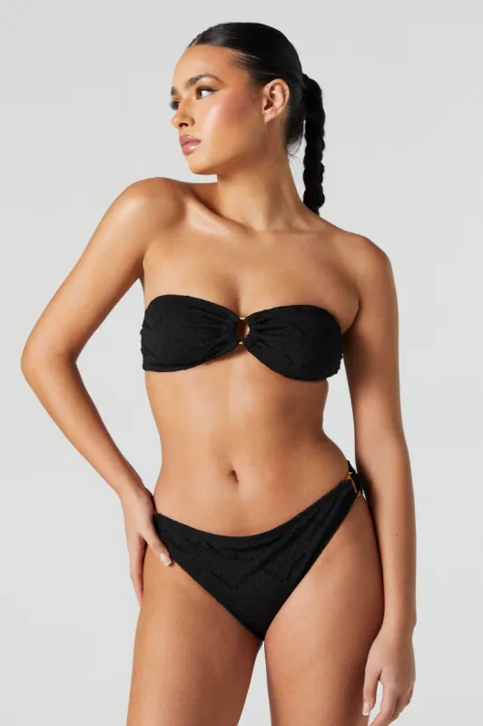 Eyelet Bikini Bottom sold by Urban Planet