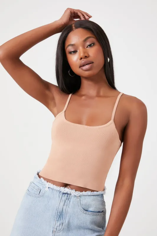 Sweater Knit Cropped Cami sold by Urban Planet