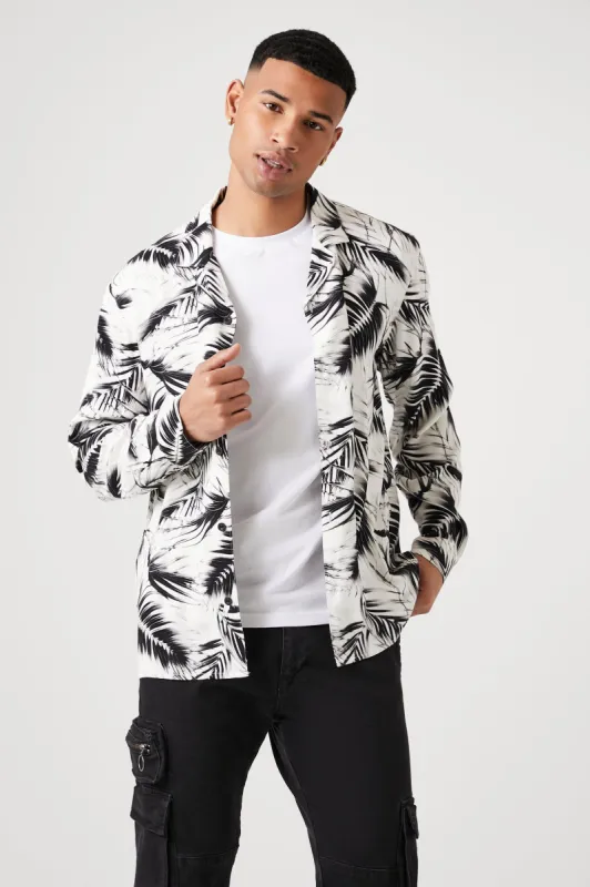 Tropical Print Long Sleeve Top sold by Urban Planet