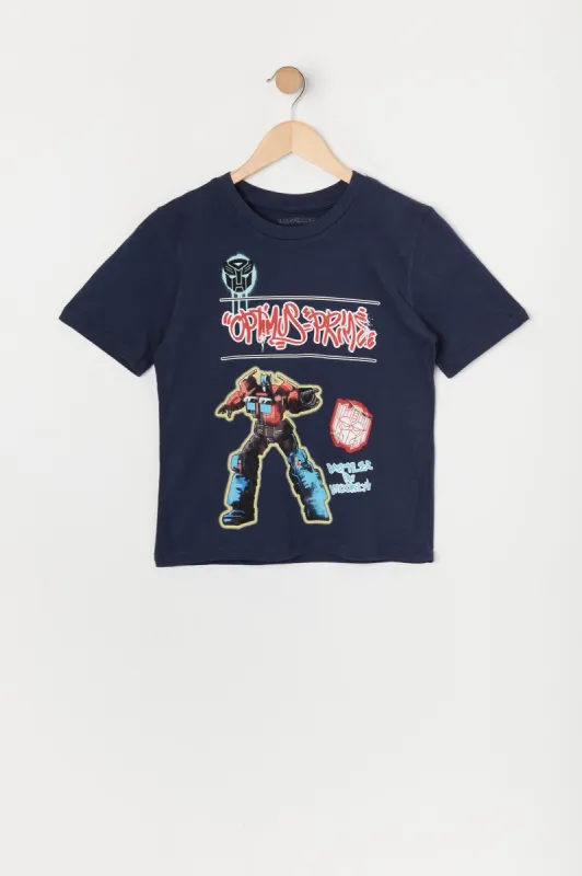 T-shirt à imprimé Transformers pour garçon sold by Urban Planet