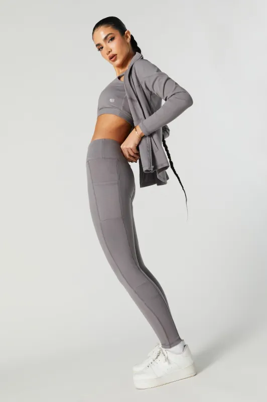 Active High Rise Legging with Pocket sold by Urban Planet