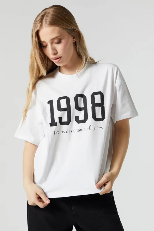 1998 Graphic Boyfriend T-Shirt sold by Urban Planet