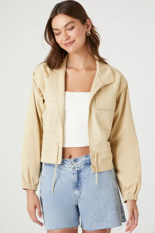 Zip-Up Bomber Jacket sold by Urban Planet