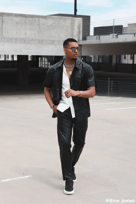 Faux Leather Jogger made by Urban Planet