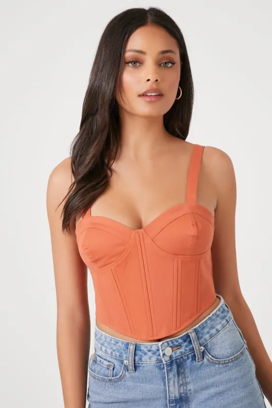 Bustier Sweetheart Crop Top sold by Urban Planet