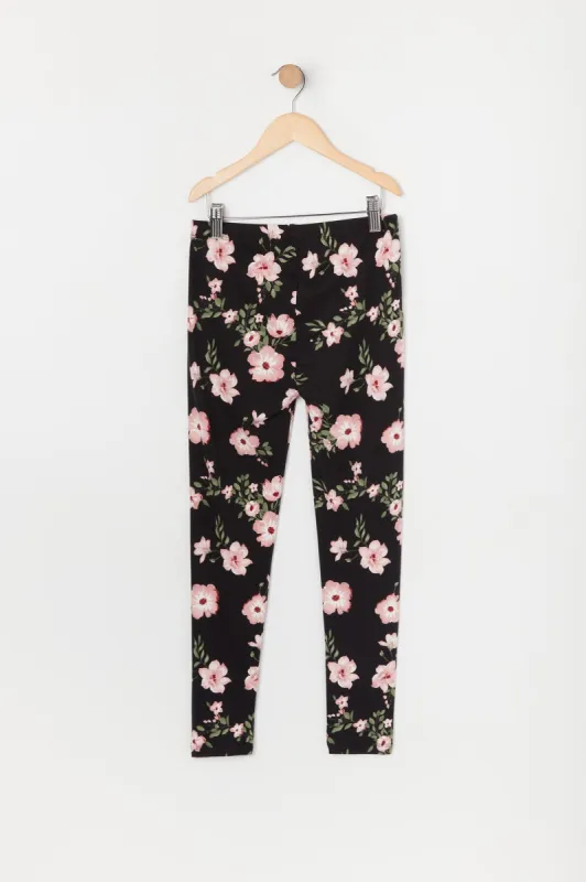 Girls Super Soft Floral Print Legging (2 Pack) sold by Urban Planet