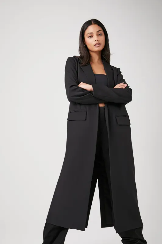 Open Front Longline Blazer made by Urban Planet