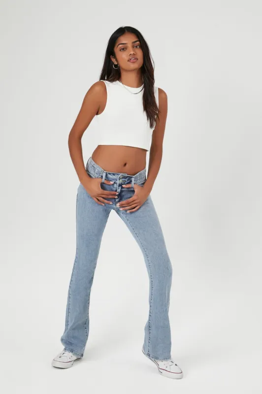 Jean à jambe évasée et taille basse sold by Urban Planet