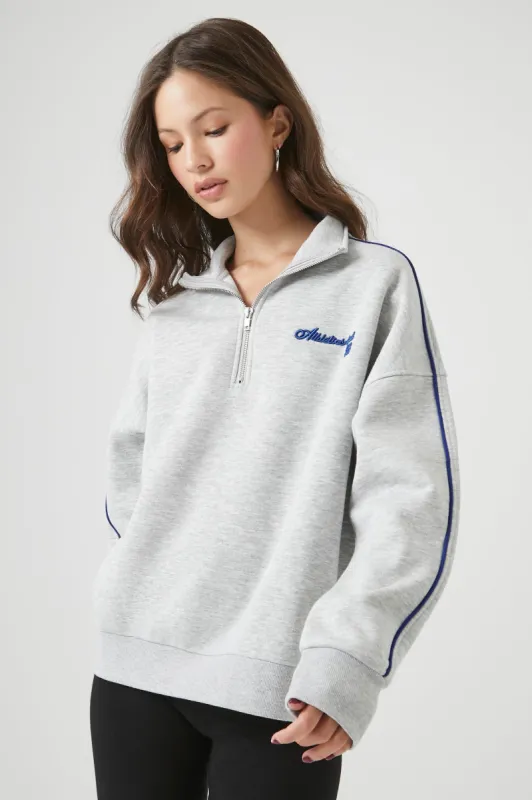 Athletic Department Embroidered Fleece Sweatshirt sold by Urban Planet